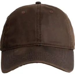 FWRD Oilskin Cap Chocolate Front